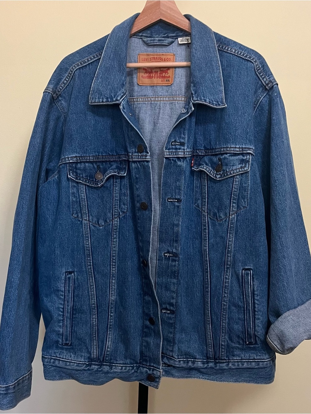Levi's Strauss & Co Men's Classic Blue Denim Jean Jacket